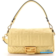 Fendi Yellow FF Baguette